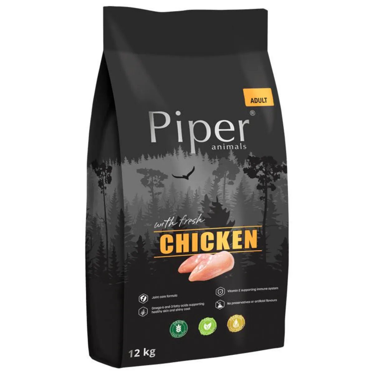 Piper Animals XS-XL Pui hrană uscată fără cereale câini 12kg
