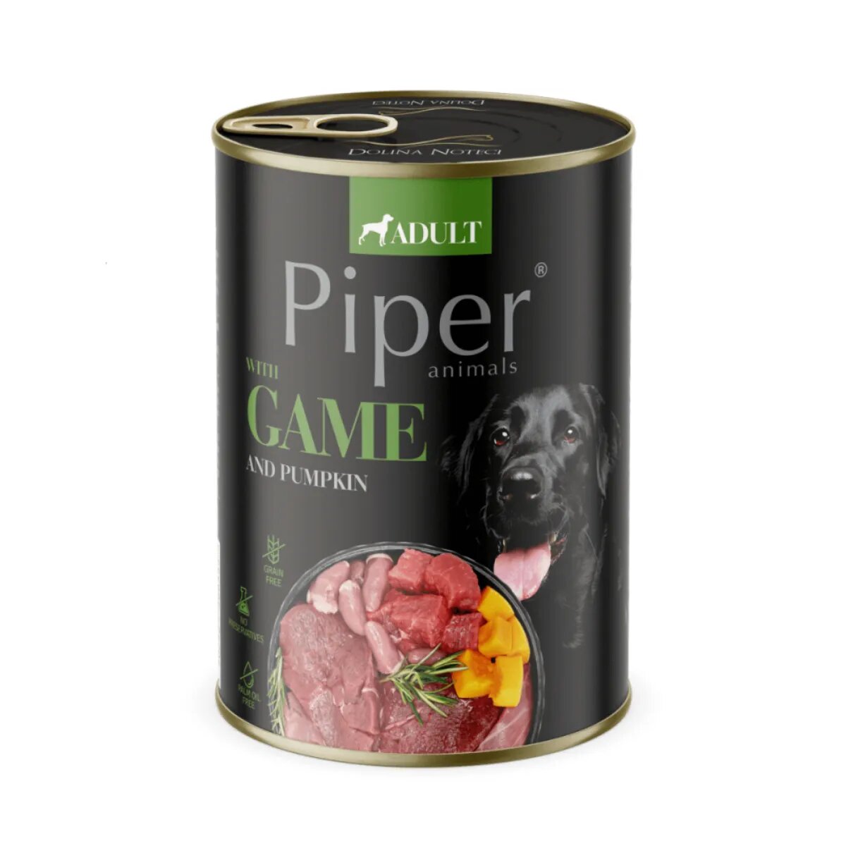 Piper Animals XS-XL Vânat și dovleac conservă hrană umedă fără cereale câini (în aspic) 400g