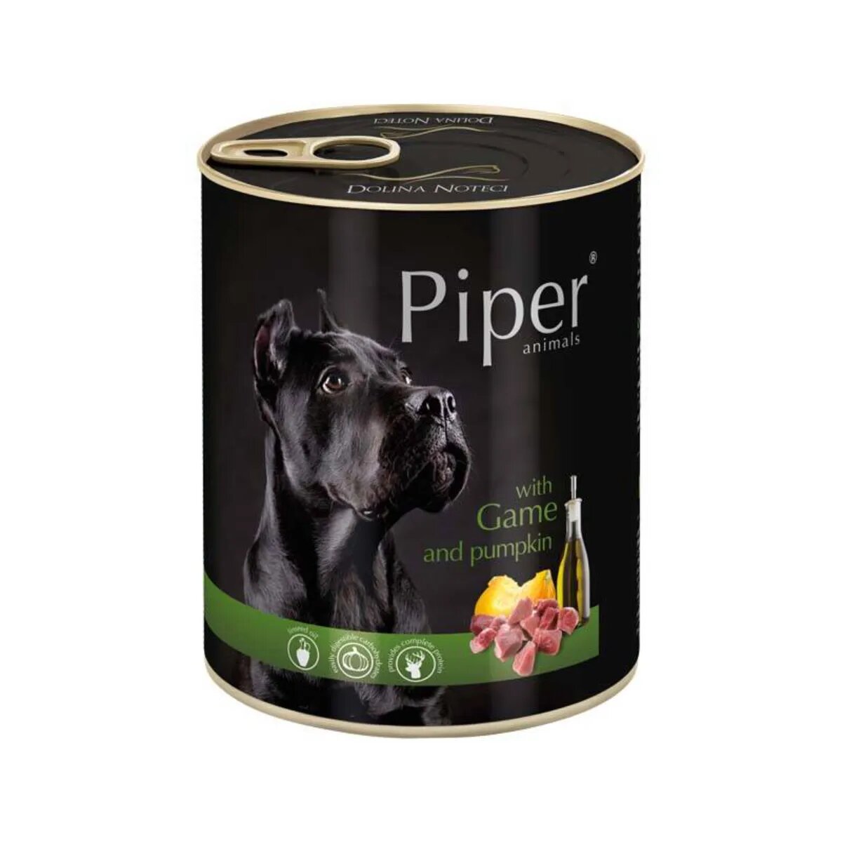 Piper Animals XS-XL Vânat și dovleac conservă hrană umedă fără cereale câini (în aspic) 800g