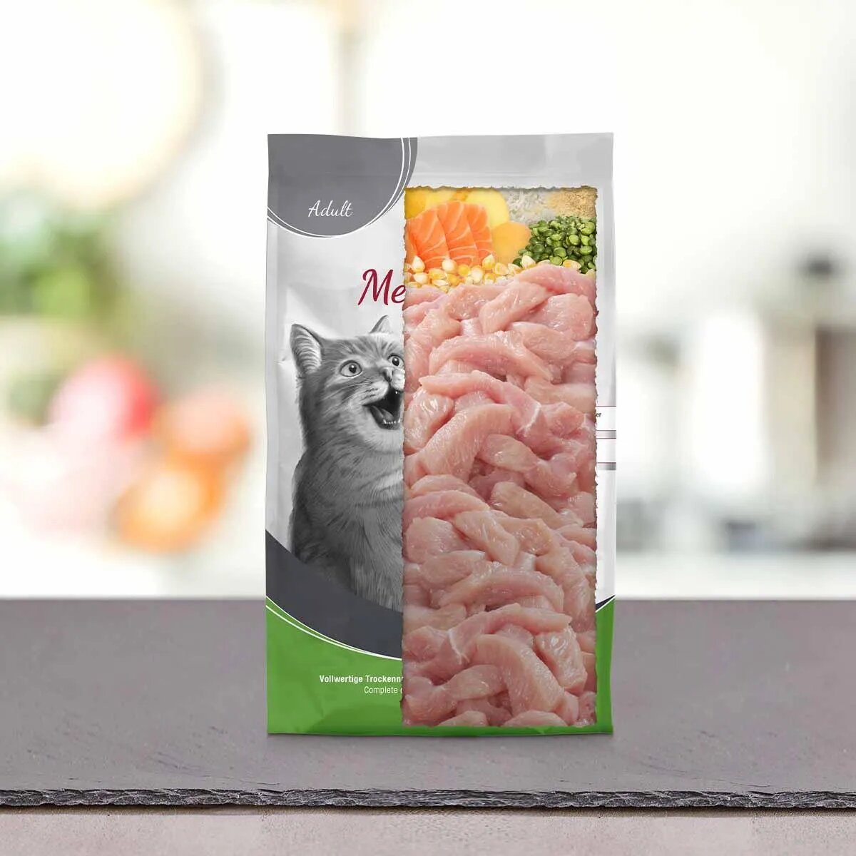 Platinum MeatCrisp Pui hrană uscată pisici deshidratat 1.5kg