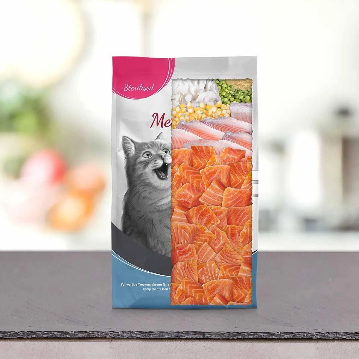 Platinum MeatCrisp Sterilised Pește hrană uscată pisici sterilizate deshidratat 1.5kg