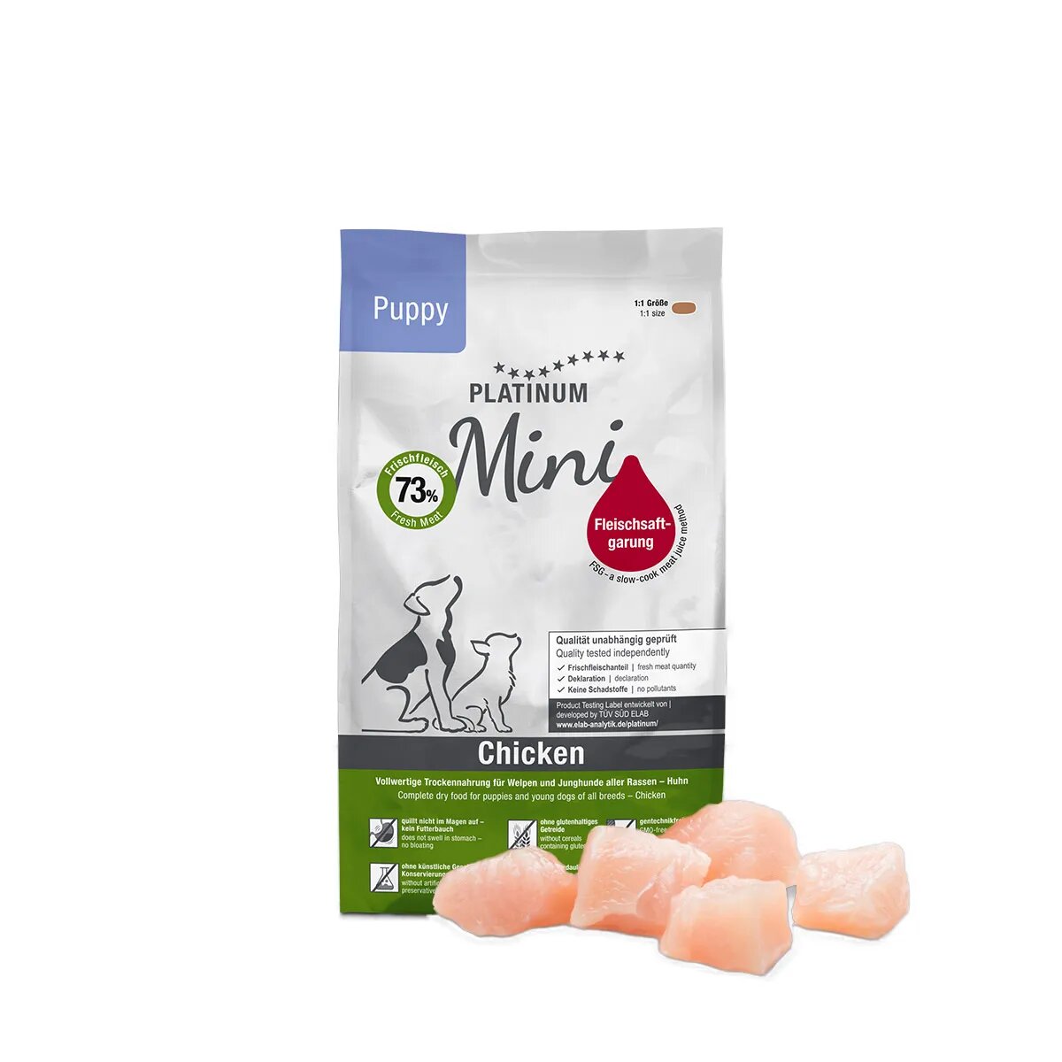 Platinum Puppy Mini XS-S Pui hrană uscată câini junior semimoist 900g
