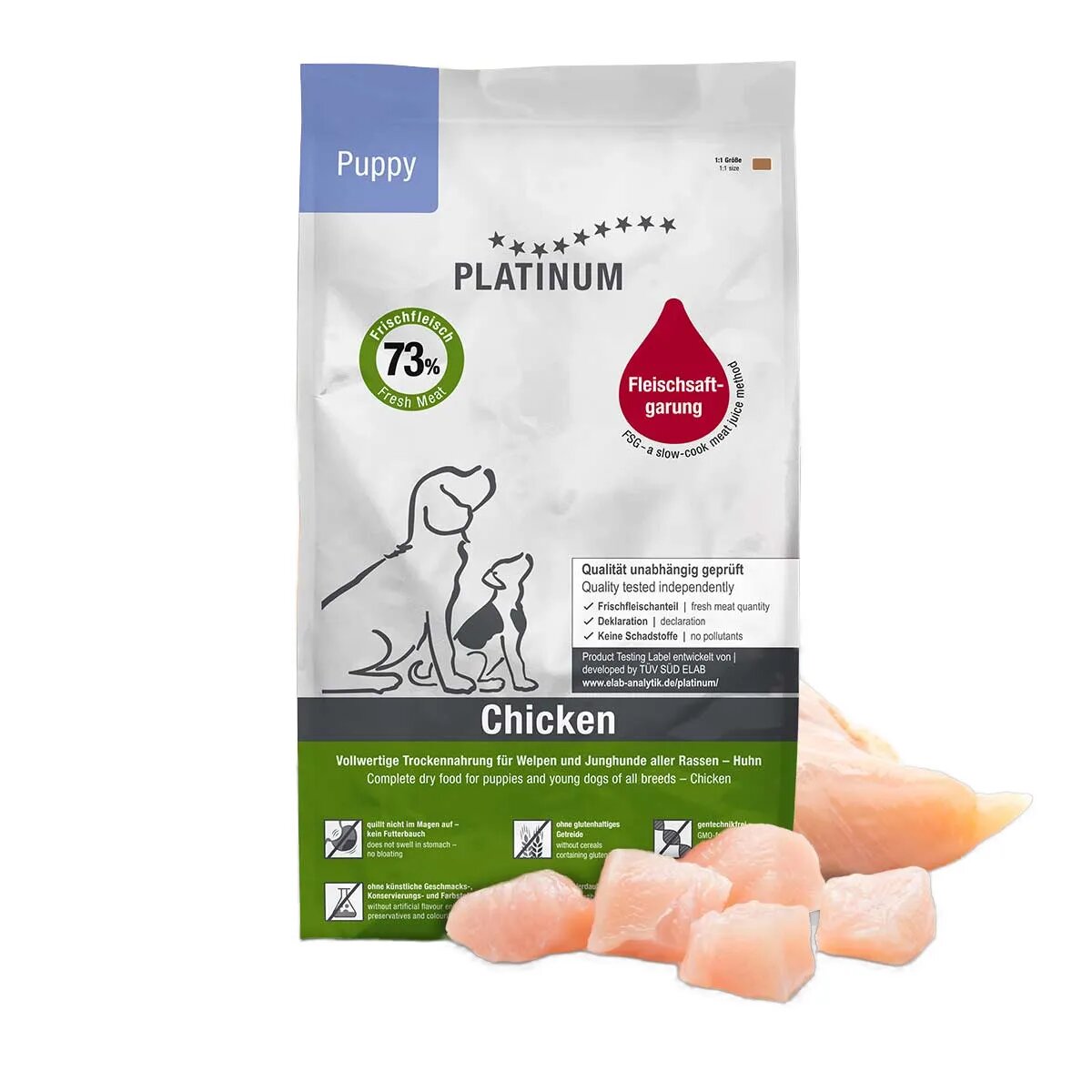 Platinum Puppy XS-XL Pui hrană uscată câini junior semimoist 5kg