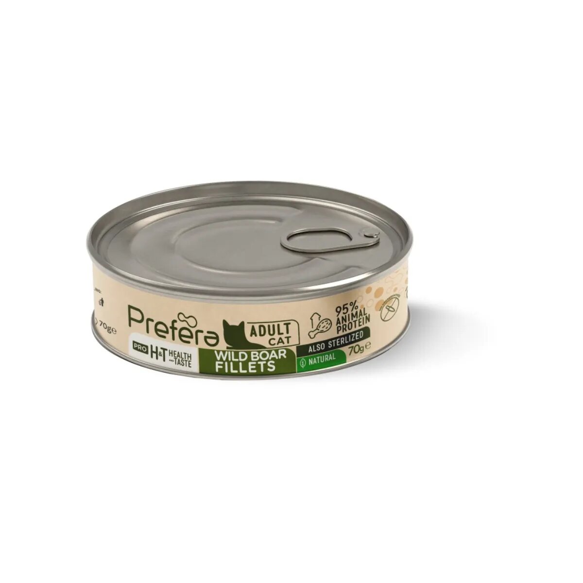PREFERA Pro H&T Fillets Mistreț conservă hrană umedă fără cereale pisici (în supă) 70g