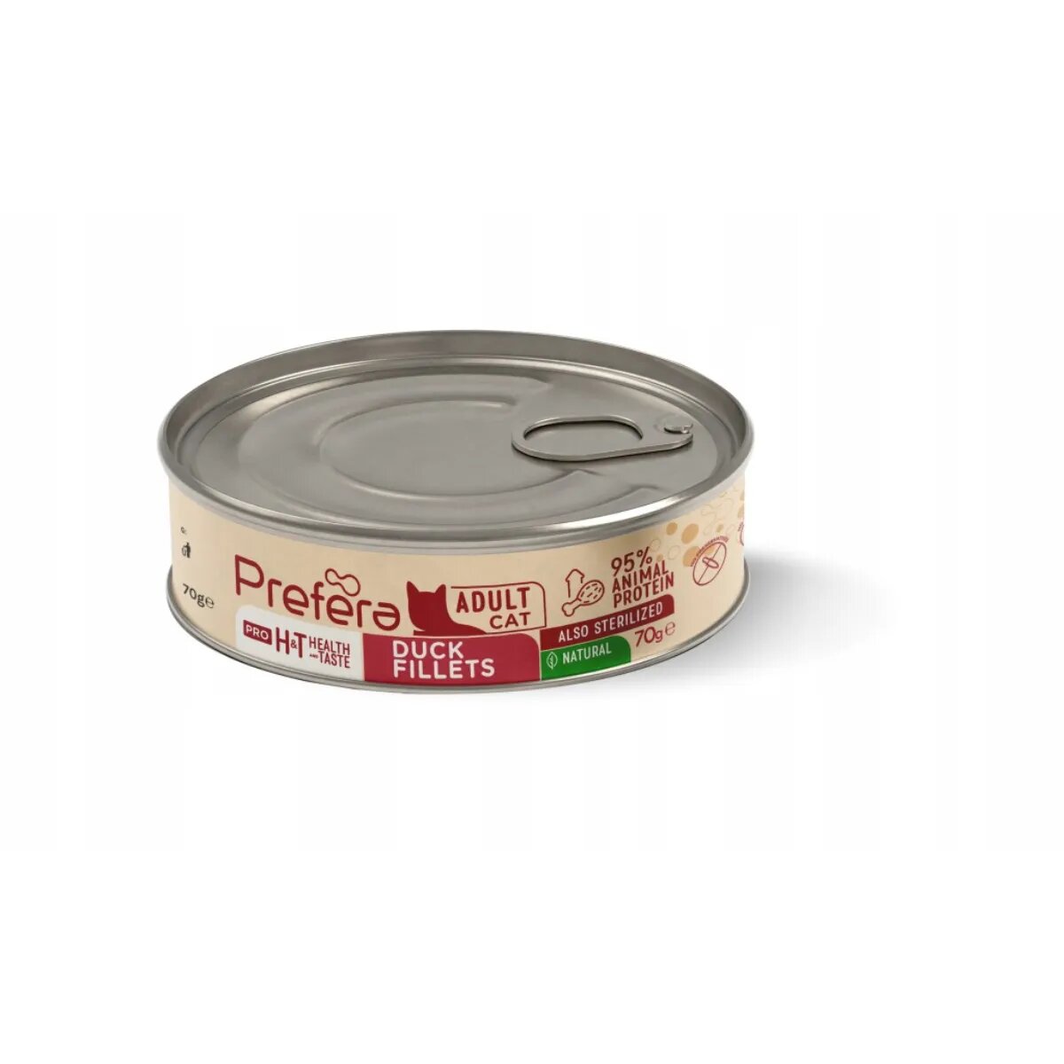 PREFERA Pro H&T Fillets Rață conservă hrană umedă fără cereale pisici (în supă) 70g