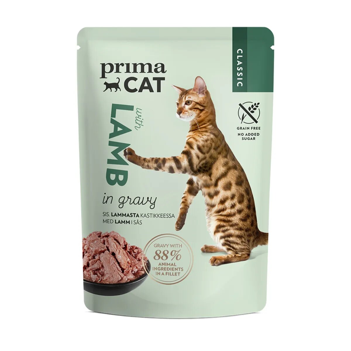 PRIMA CAT Classic Miel plic hrană umedă fără cereale pisici (în sos) bax 85g x 28buc