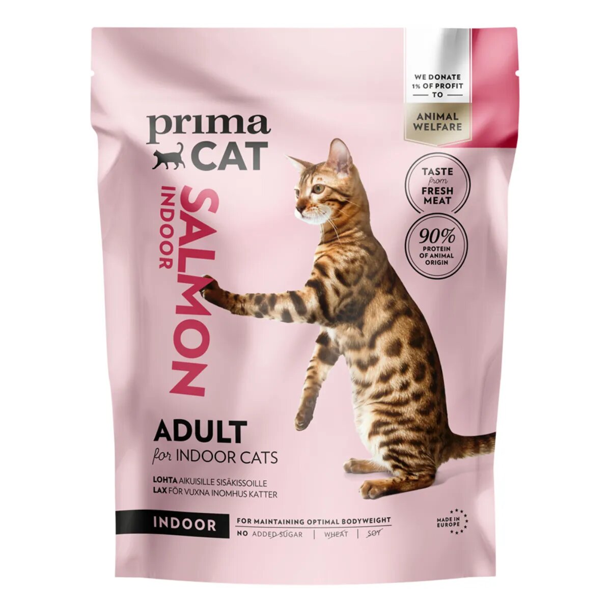 PRIMA CAT Indoor Somon hrană uscată pisici 400g