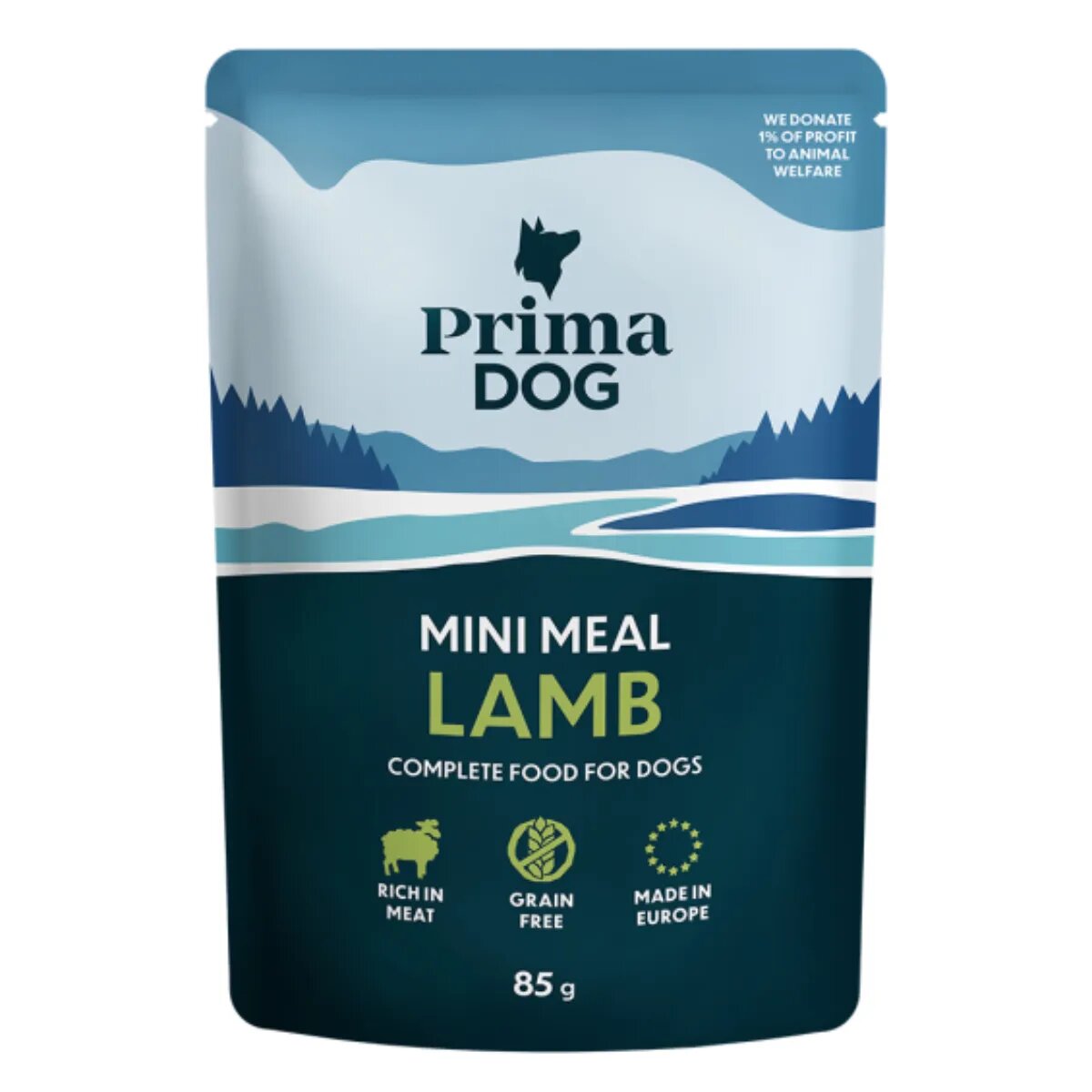 PRIMA DOG Mini Meal XS-XL Miel plic hrană umedă fără cereale câini (în sos) bax 85g x 24buc
