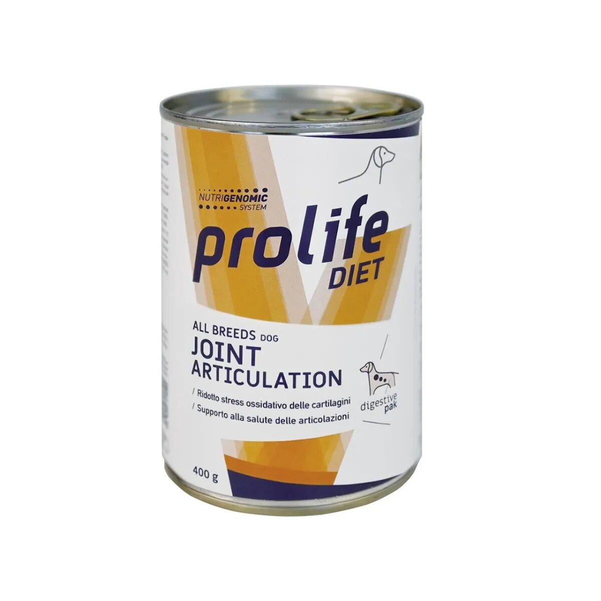 Prolife Diet Joint Articulation XS-XL Pui și Somon dietă veterinară conservă hrană umedă câini sistem articular (în aspic) 400g