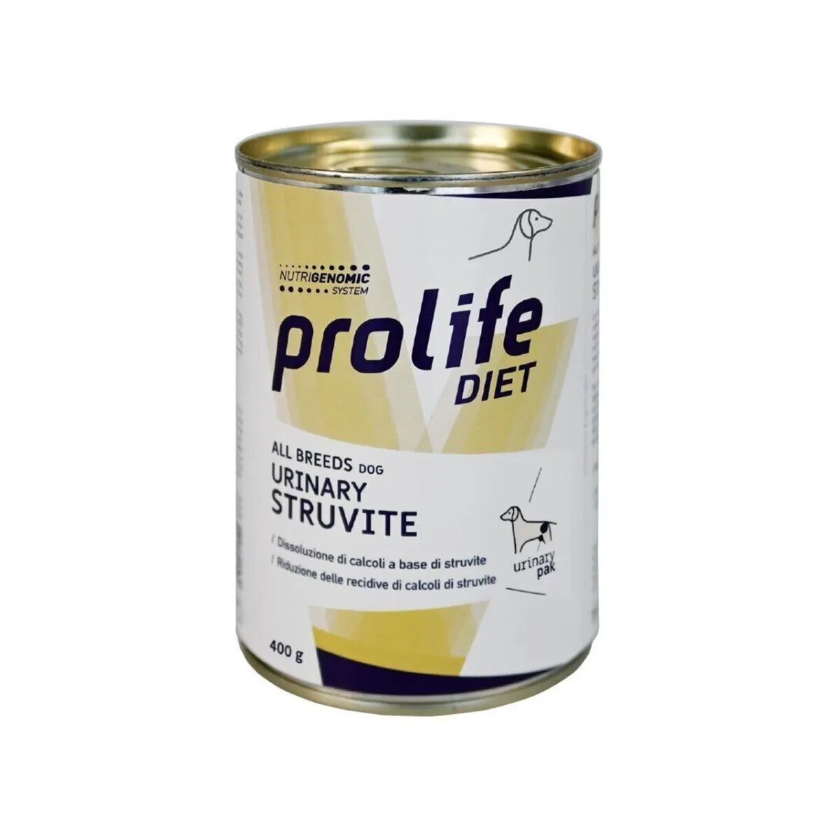 Prolife Diet Urinary Struvite XS-XL Pui și Curcan dietă veterinară conservă hrană umedă câini sistem urinar (în aspic) 400g