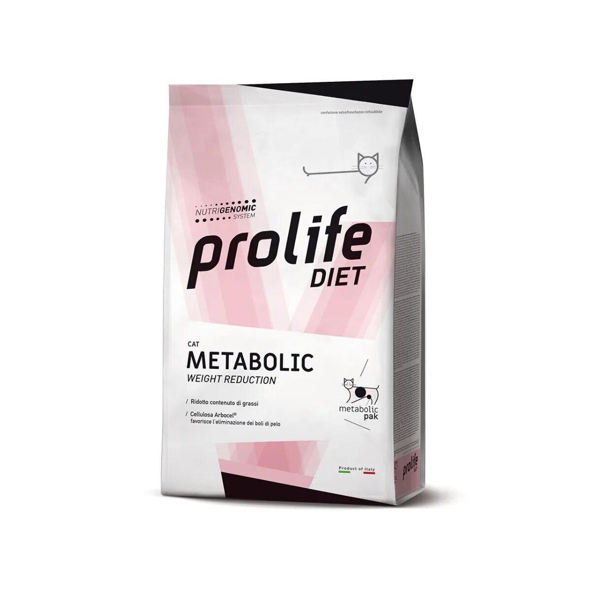Prolife Metabolic Weight Reduction Porc dietă veterinară hrană uscată pisici obezitate 5kg