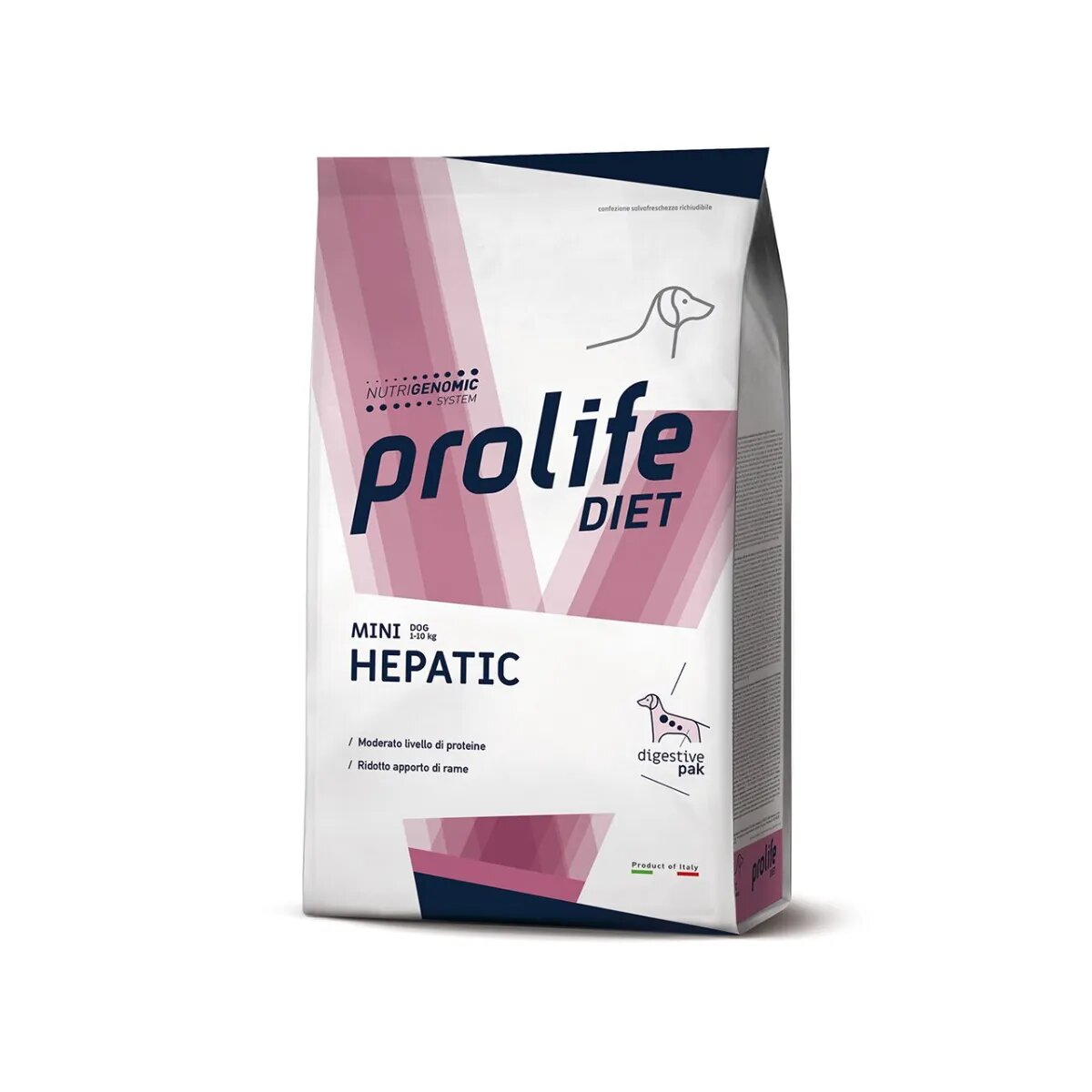 Prolife Mini Hepatic XS-S Pui dietă veterinară hrană uscată câini sistem hepatic 5kg