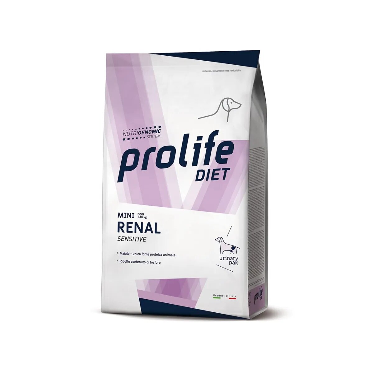 Prolife Mini Renal Sensitive XS-S Porc dietă veterinară hrană uscată câini sistem renal 5kg