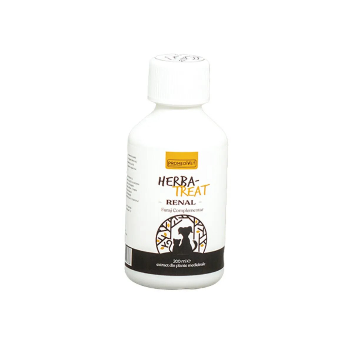 Promedivet Herba-Treat Renal supliment sistem renal câini suspensie orală Herba-Treat Renal XS-XL supliment sistem renal câini și pisici flacon 200ml suspensie orală