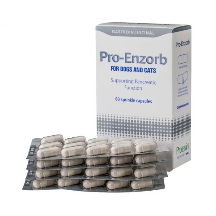 Protexin Veterinary Supliment Nutritiv Pro-Enzorb 60 capsule