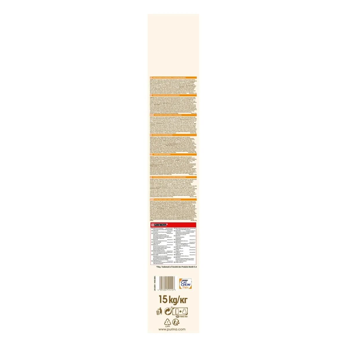 Purina Cat Chow Adult Somon hrană uscată pentru pisici 15kg