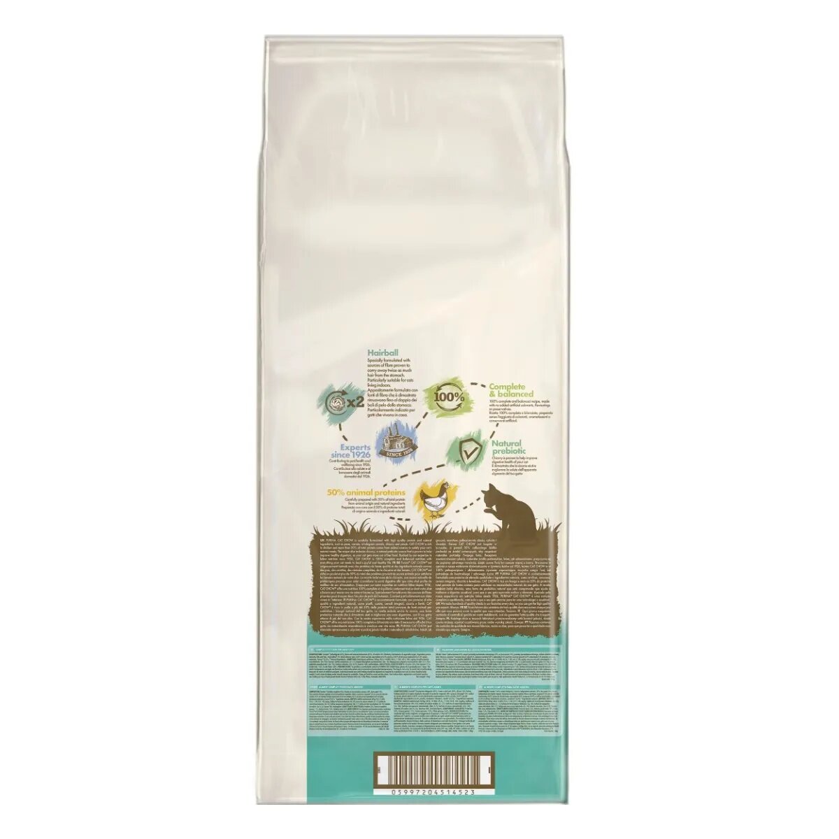 Purina Cat Chow Hairball Control Pui hrană uscată pentru pisici limitarea ghemurilor de blană 15kg