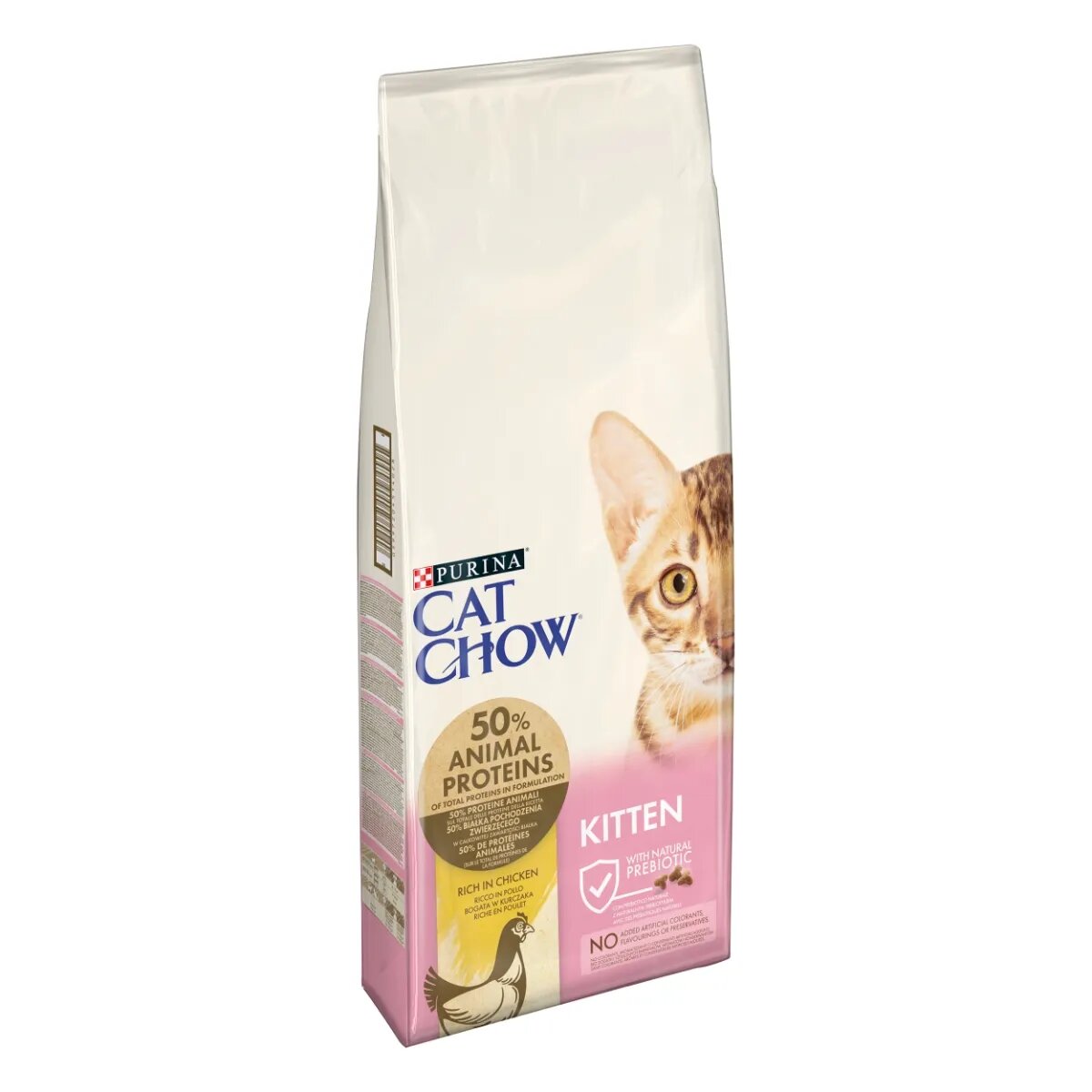 Purina Cat Chow Kitten Pui hrană uscată pentru pisici junior 15kg