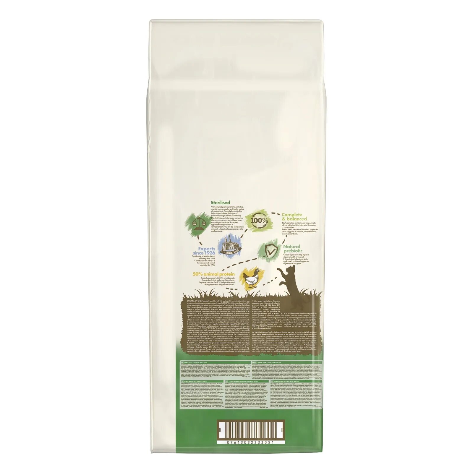 Purina Cat Chow Sterilised Pui hrană uscată pentru pisici sterilizate 15kg