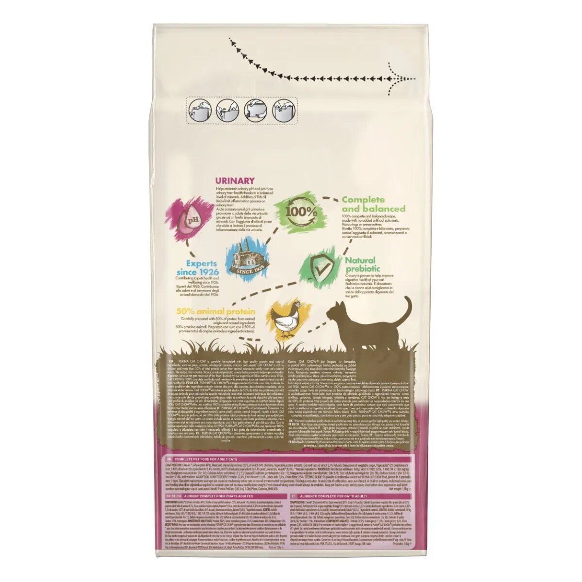 Purina Cat Chow Urinary Tract Health Pui hrană uscată pentru pisici sănătatea tractului urinar 15kg