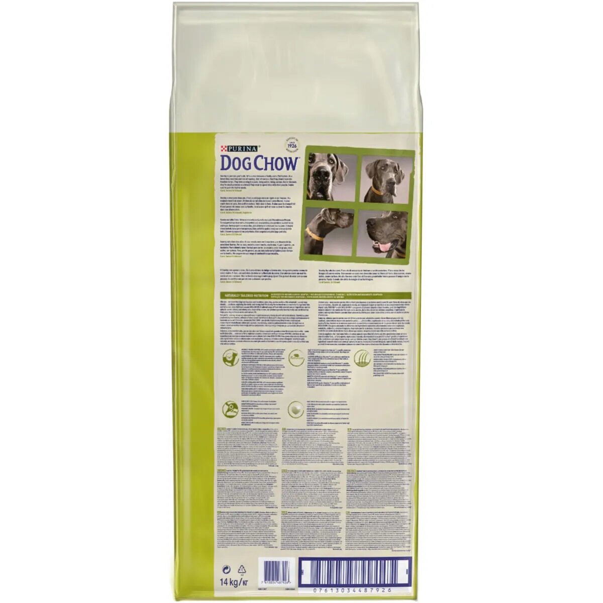 Purina Dog Chow Adult L-XL Curcan hrană uscată câini 14kg