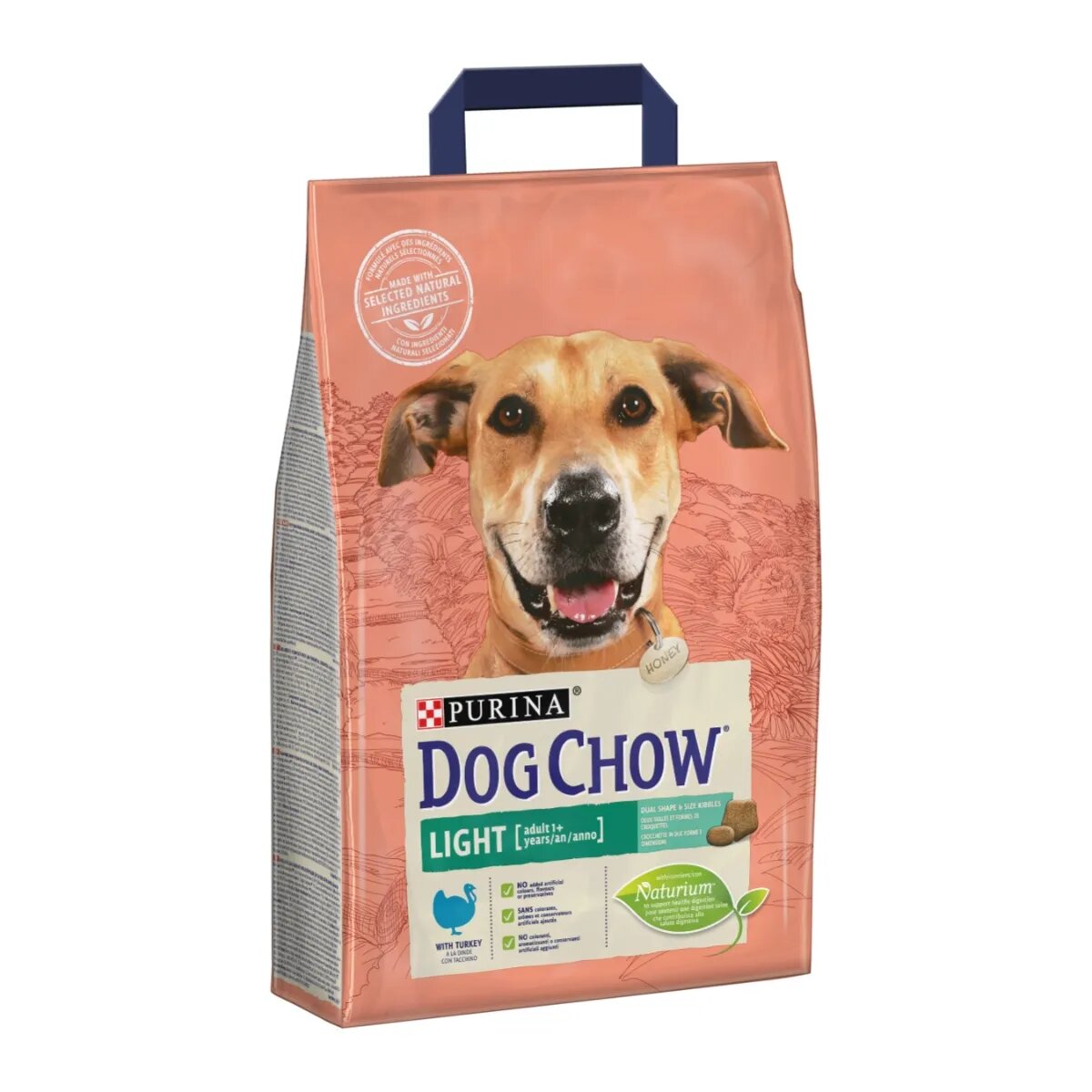 Purina Dog Chow Adult Light Curcan hrană uscată câini managementul greutății 2.5kg
