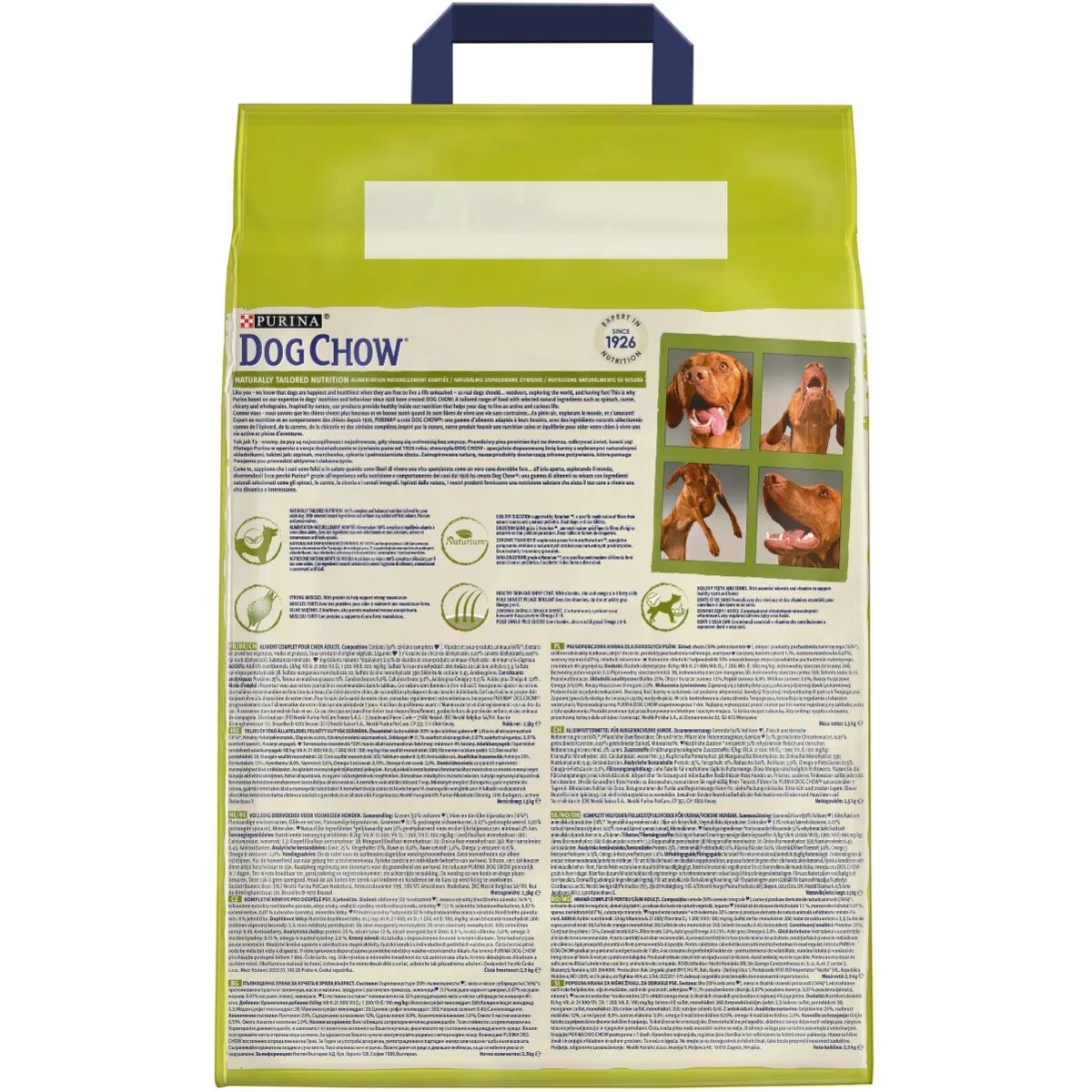 Purina Dog Chow Adult M Miel hrană uscată câini 2.5kg