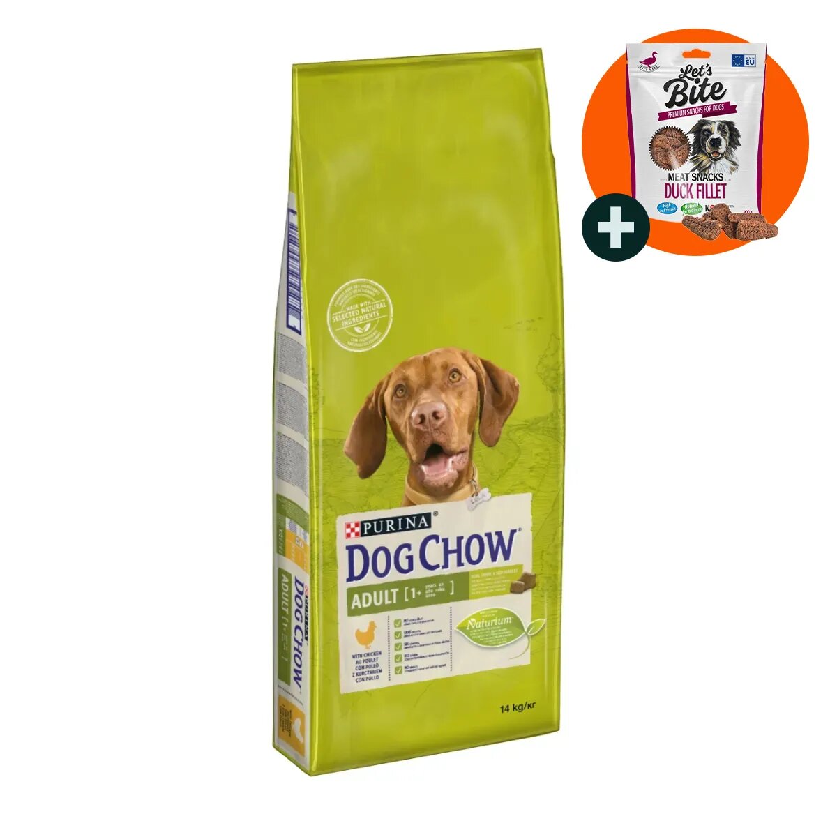 Purina Dog Chow Adult M Pui hrană uscată câini 14kg