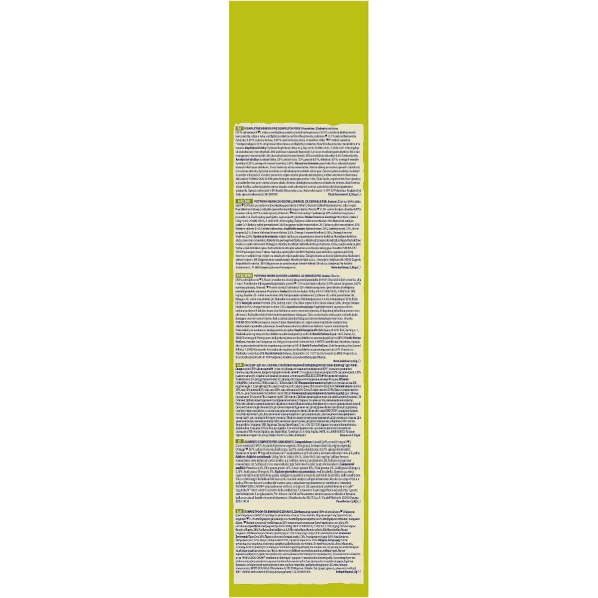 Purina Dog Chow Adult M Pui hrană uscată câini 2.5kg