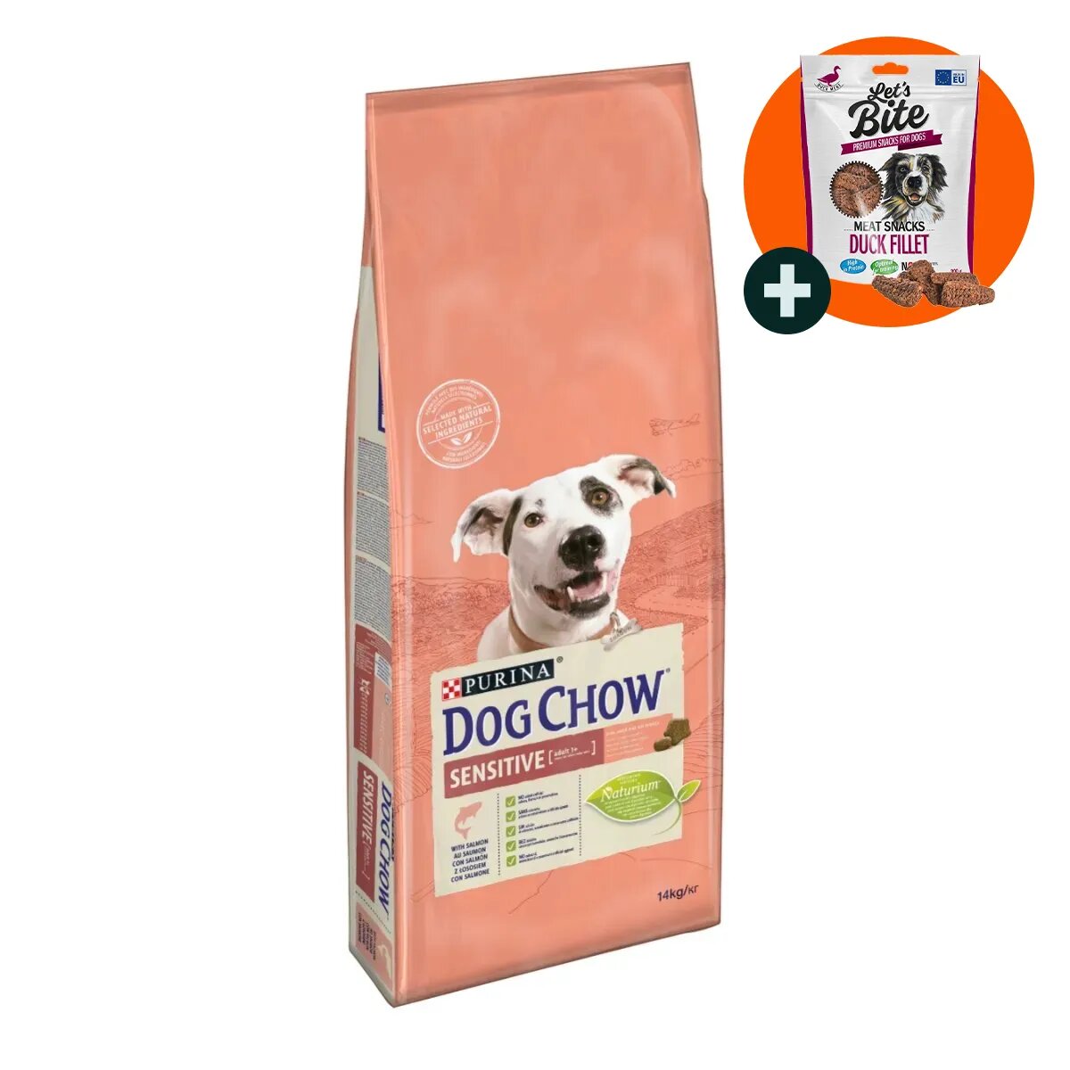 Purina Dog Chow Adult Sensitive Somon hrană uscată câini sensibilități digestive 14kg