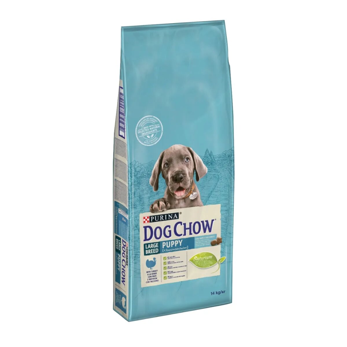 Purina Dog Chow Puppy L-XL Curcan hrană uscată câini junior 14kg