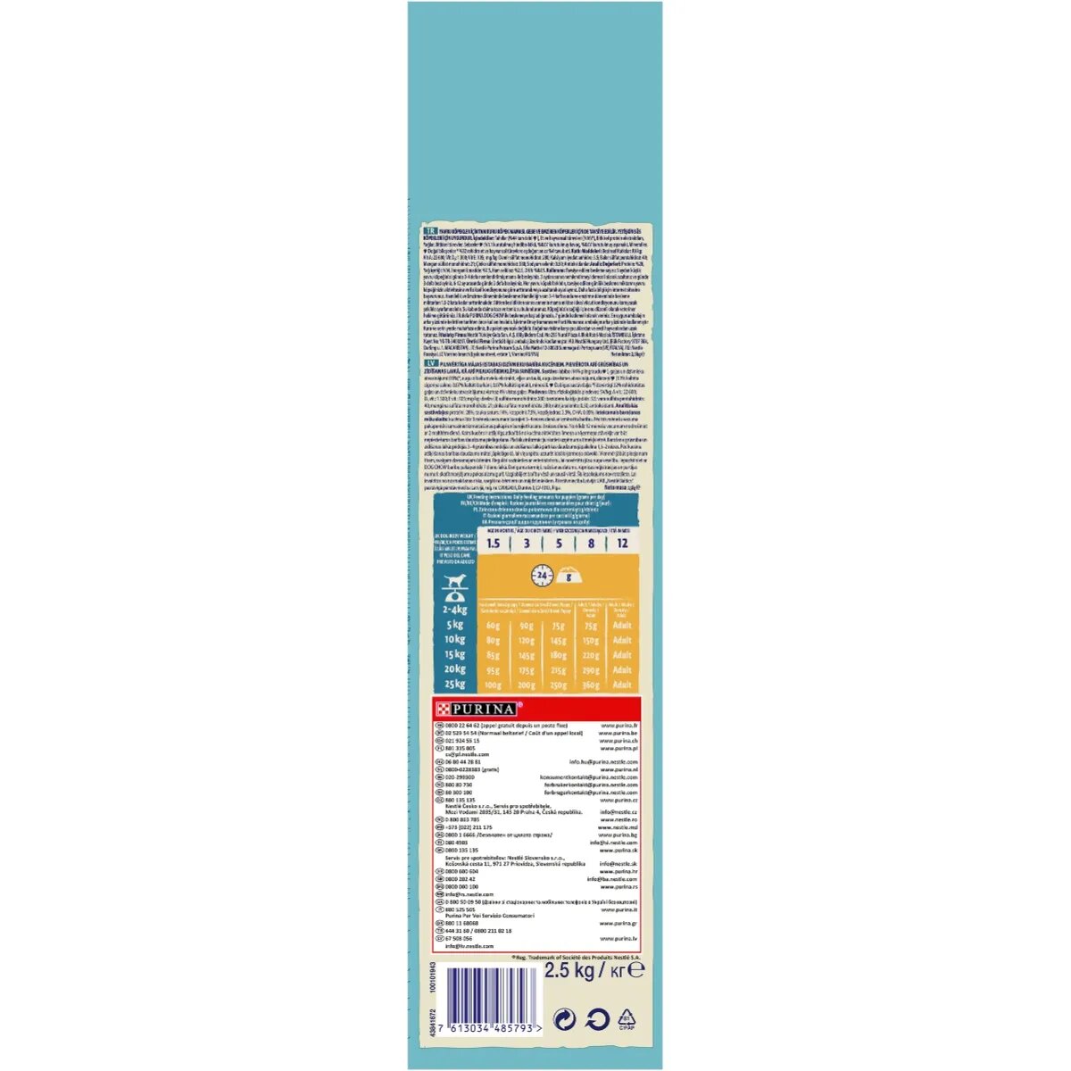 Purina Dog Chow Puppy M Pui hrană uscată câini junior 2.5kg