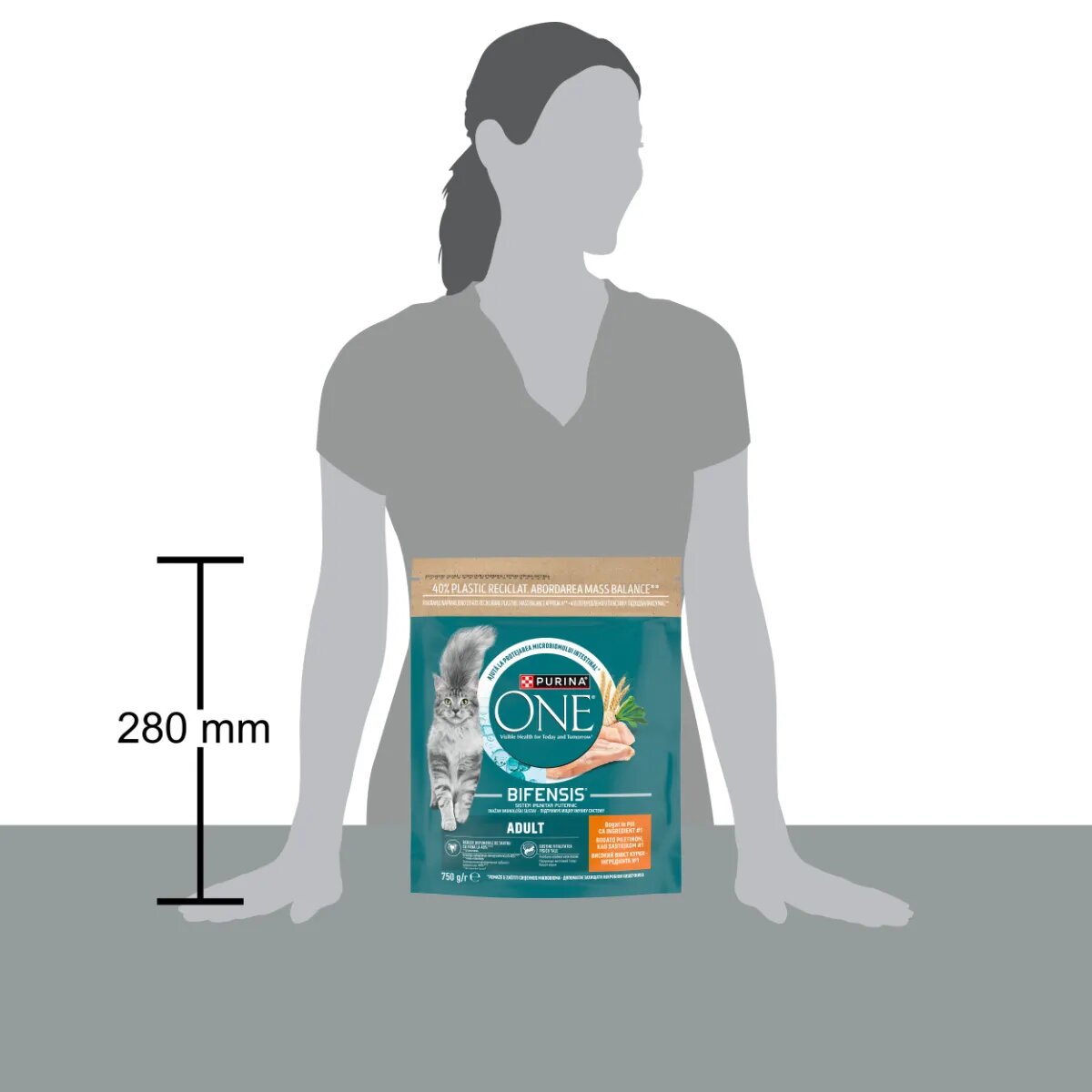 Purina ONE Adult Pui hrană uscată pisici 750g