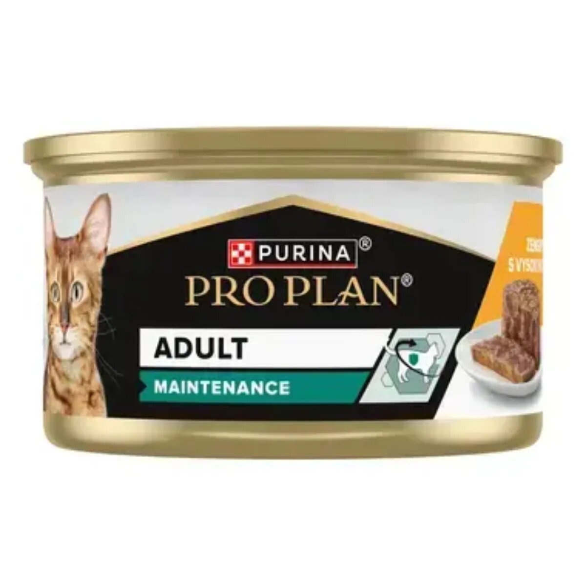 Purina Pro Plan Adult Maintenance Pui conservă hrană umedă pisici (pate) 85g