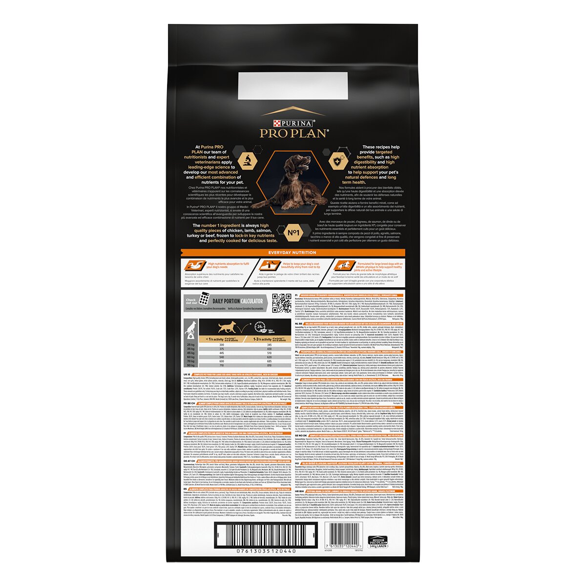 Purina Pro Plan Athletic Adult L Pui hrană uscată câini constituție atletică 14kg