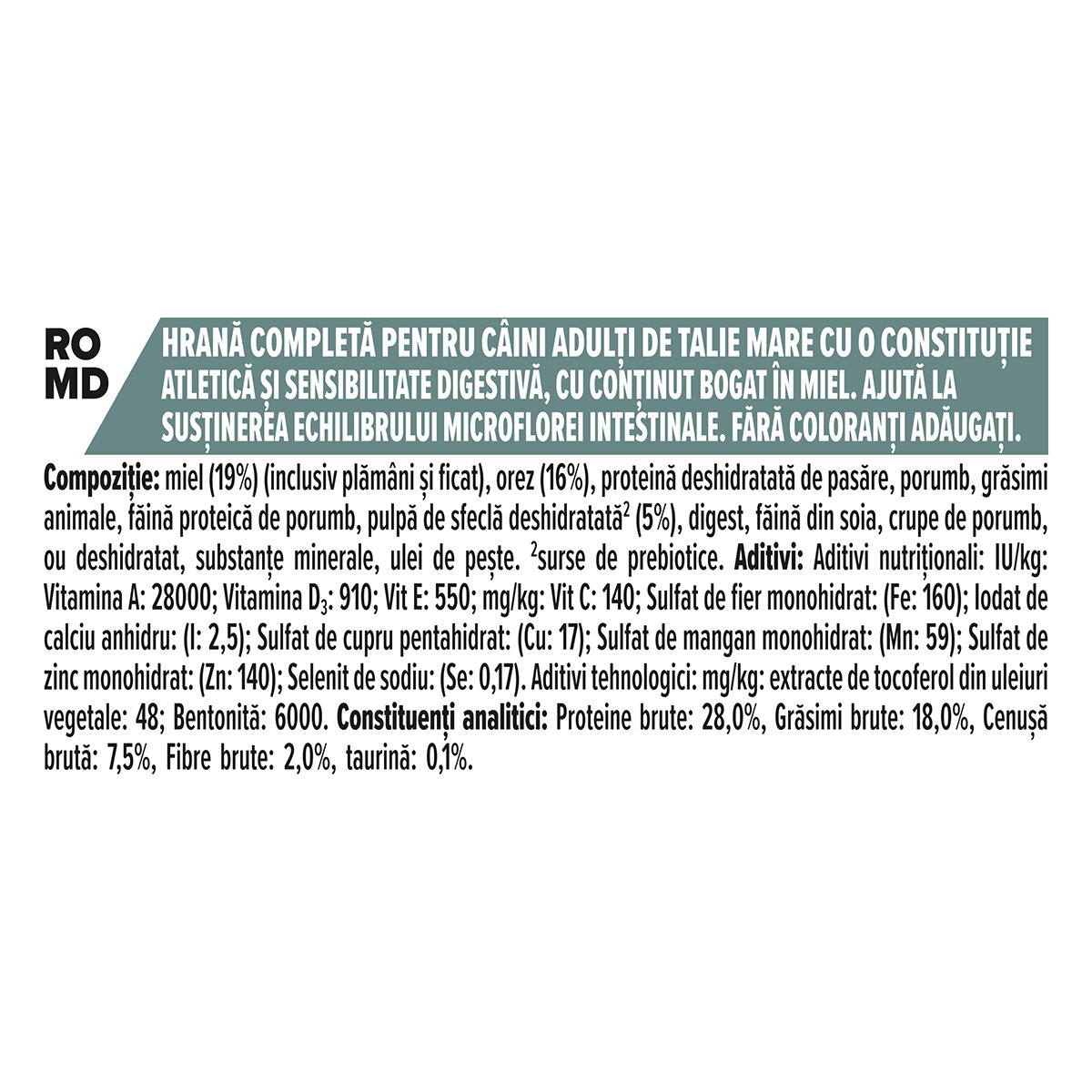 Purina Pro Plan Athletic Adult L Sensitive Digestion Miel hrană uscată câini sensibilități digestive 14kg
