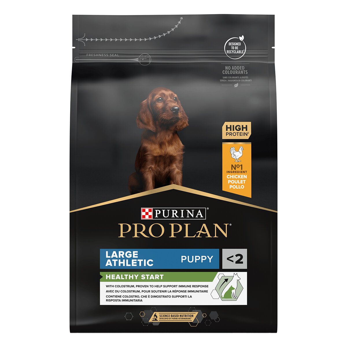 Purina Pro Plan Athletic Puppy L Pui hrană uscată câini junior constituție atletică 3kg