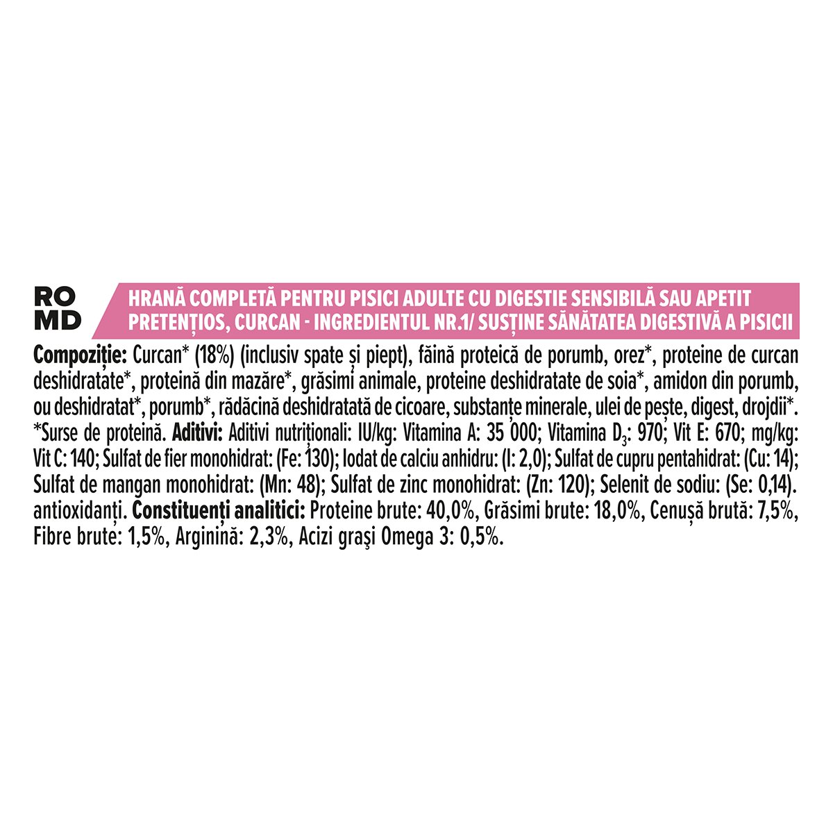 Purina Pro Plan Delicate Digestion Curcan hrană uscată pisici sistem digestiv 1.5kg