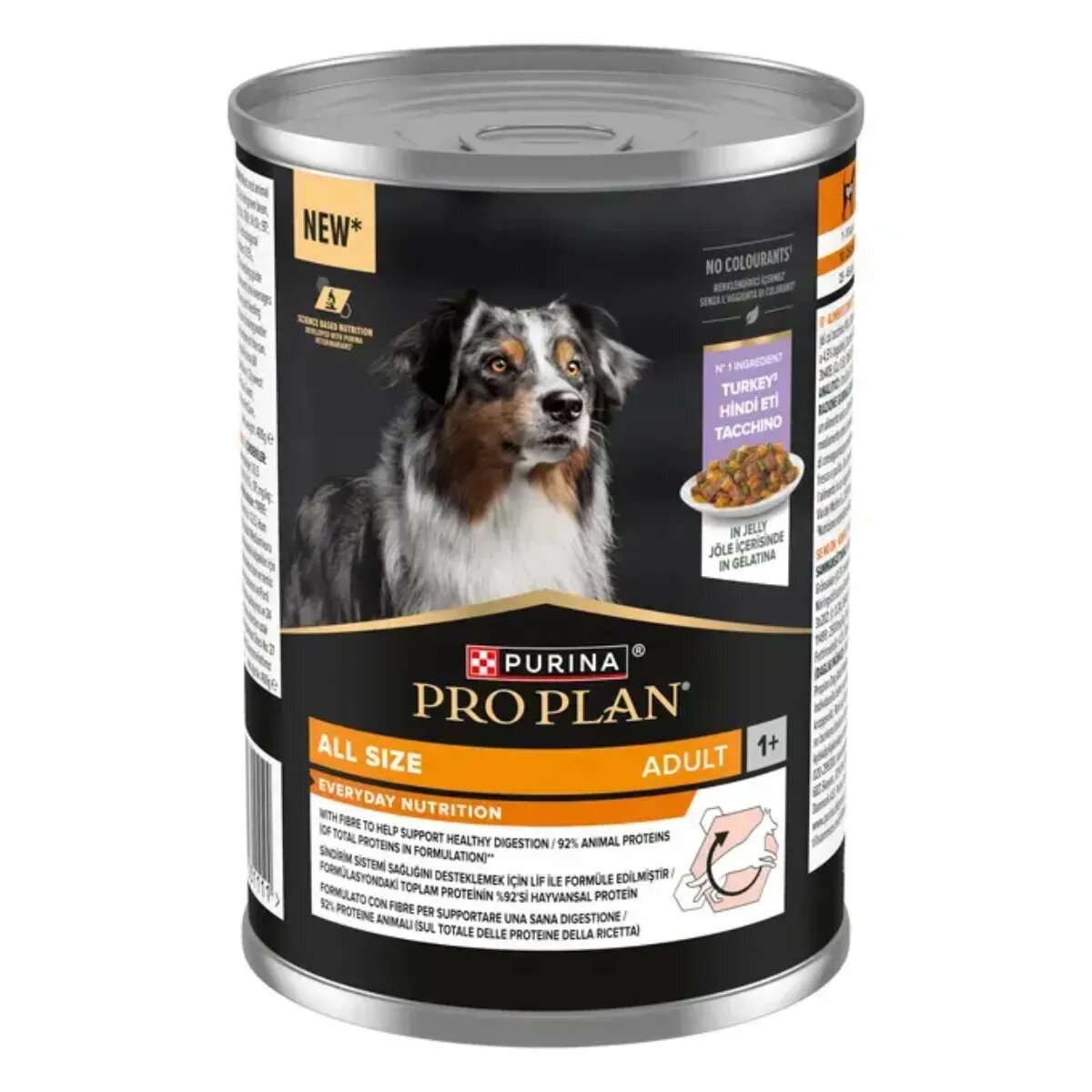 Purina Pro Plan Everyday Nutrition XS-XL Curcan conservă hrană umedă câini (în aspic) 400g
