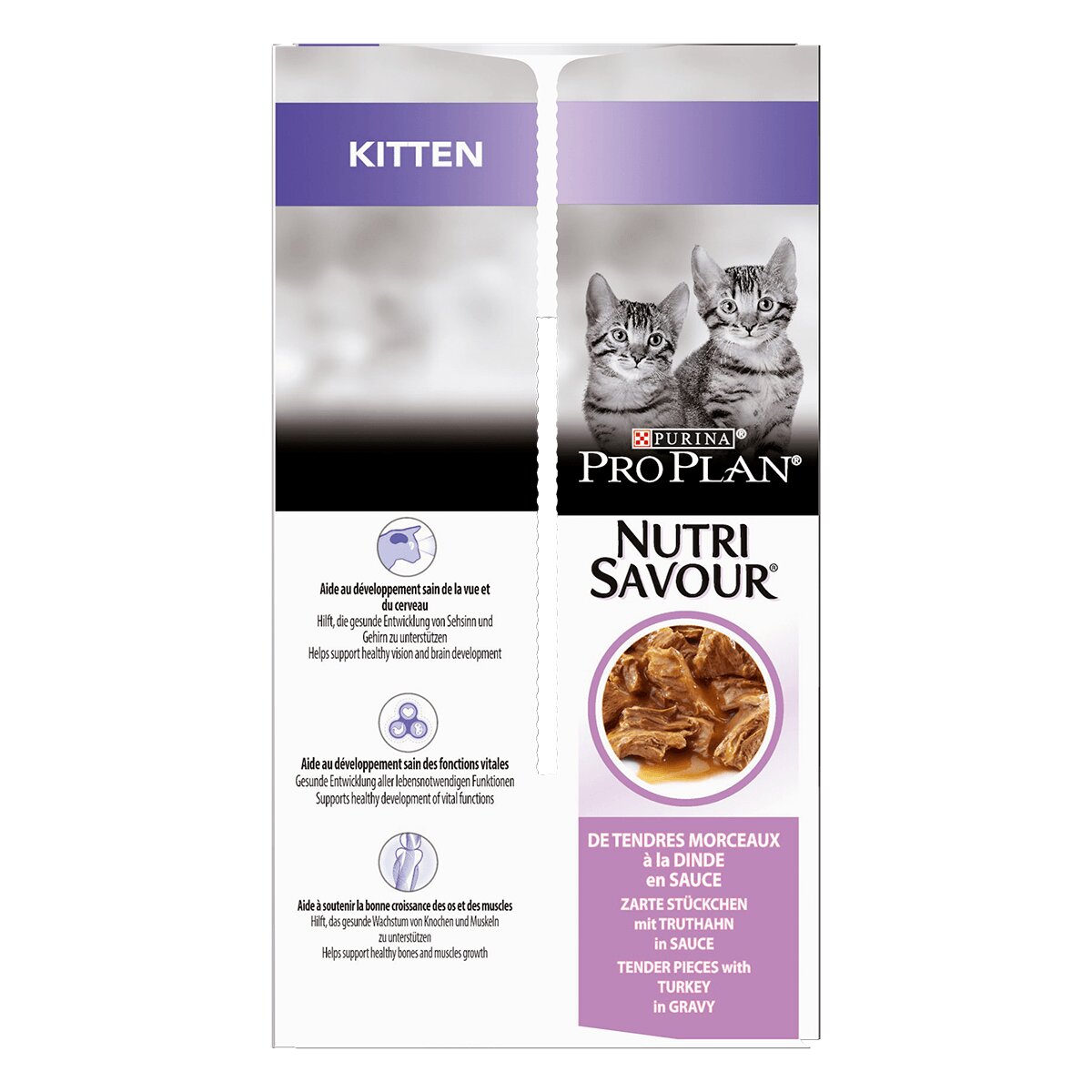 Purina Pro Plan Healthy Start Kitten Curcan plic hrană umedă pisici junior (în sos) 85g x 10buc