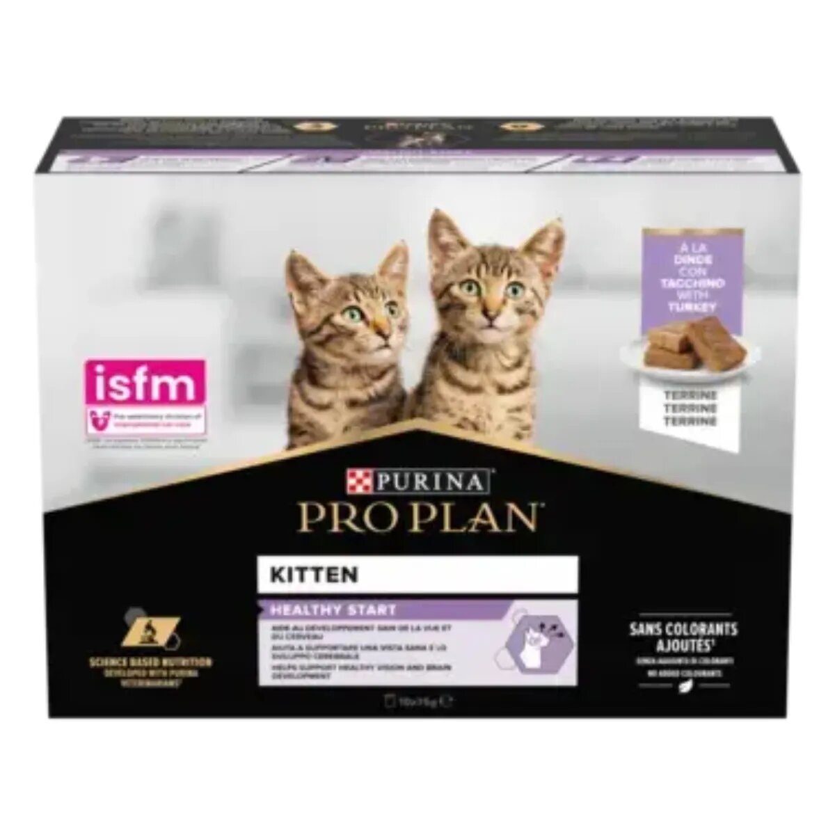 Purina Pro Plan Healthy Start Kitten Curcan plic hrană umedă pisici junior (în sos) 85g x 26buc
