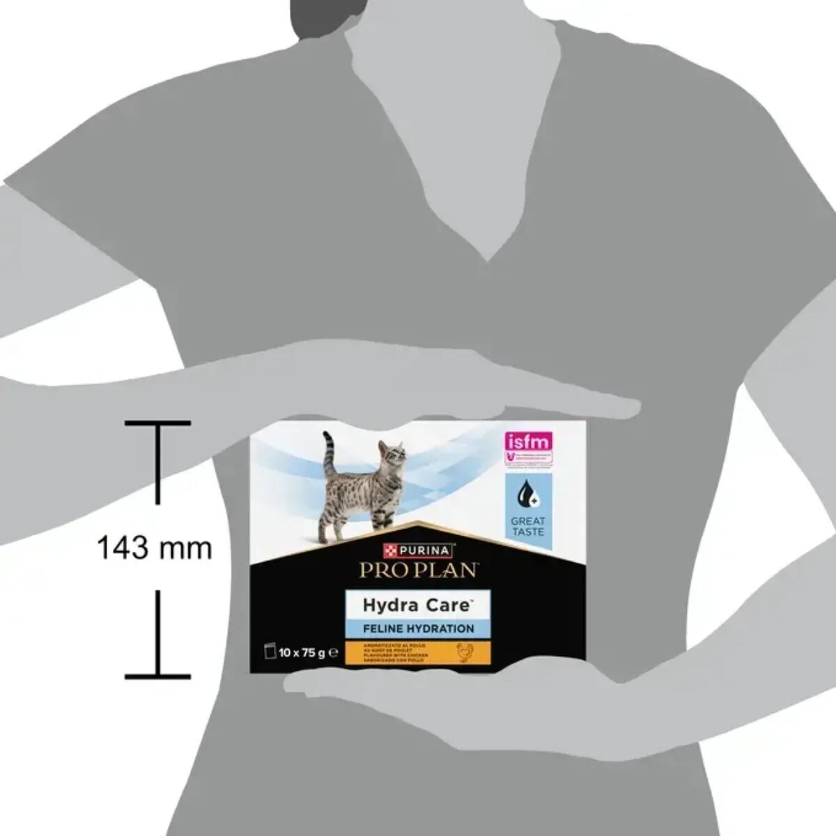 Purina Pro Plan Hydra Care Pui plic hrană umedă pisici sistem urinar (topping) 75g x 10buc