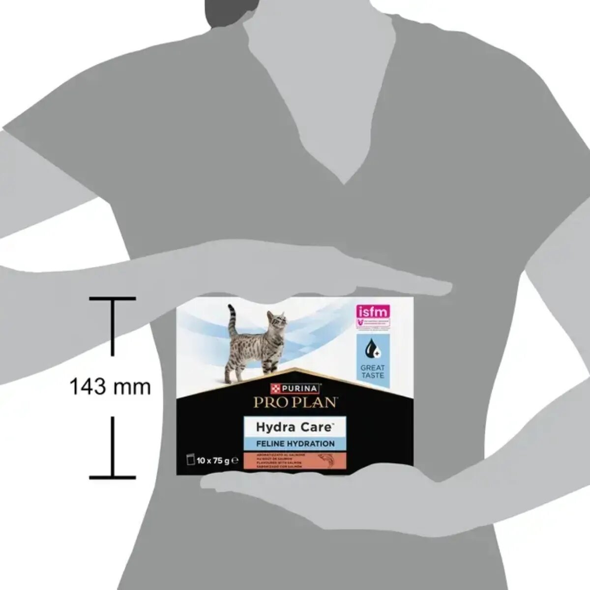 Purina Pro Plan Hydra Care Somon plic hrană umedă pisici sistem urinar (topping) 75g x 10buc