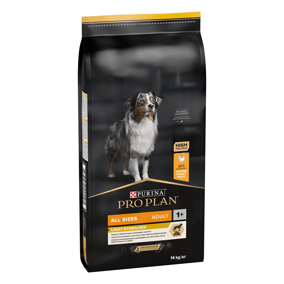 Purina Pro Plan Light/Sterilised Adult S-XL Pui hrană uscată câini sterilizați 14kg