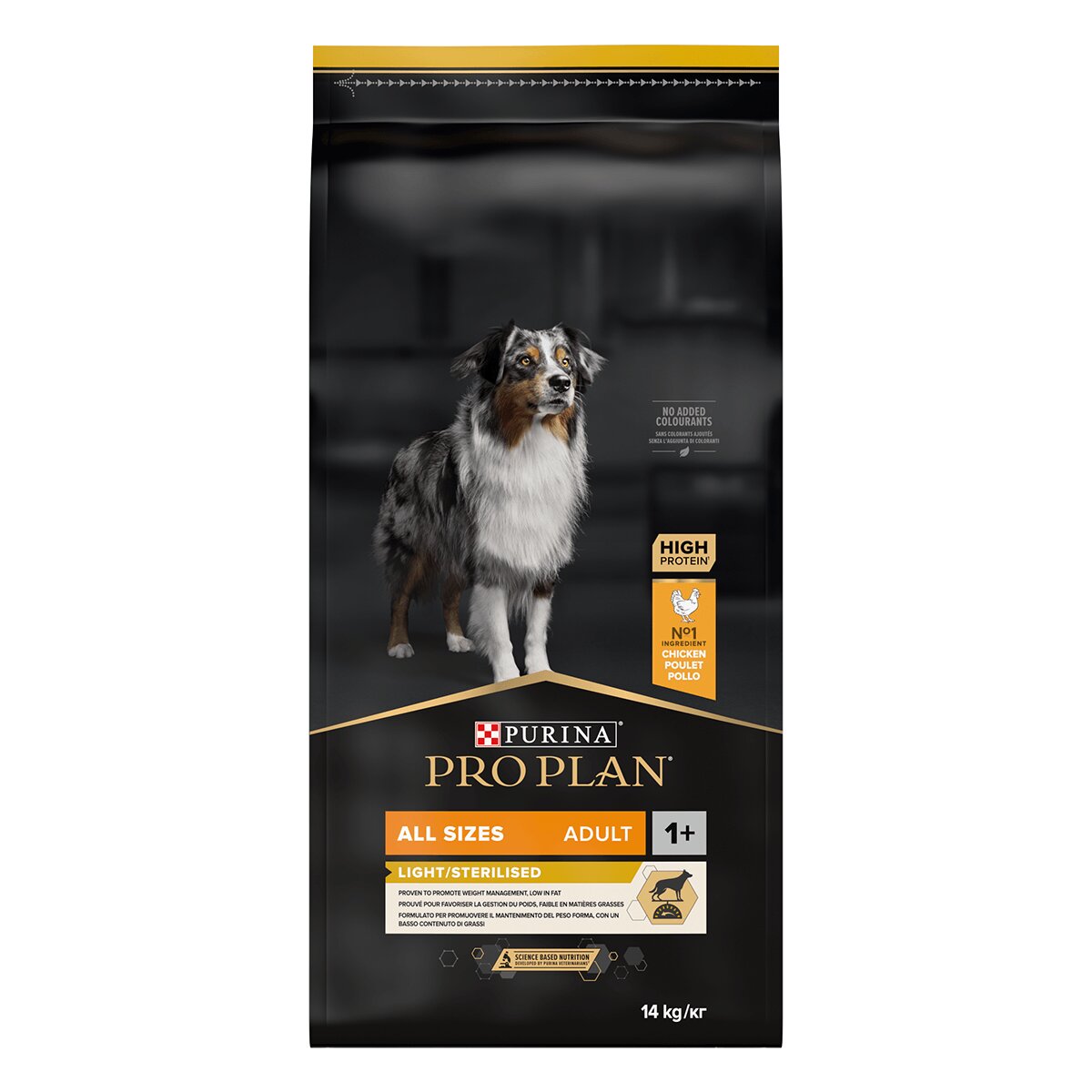 Purina Pro Plan Light/Sterilised Adult S-XL Pui hrană uscată câini sterilizați 14kg