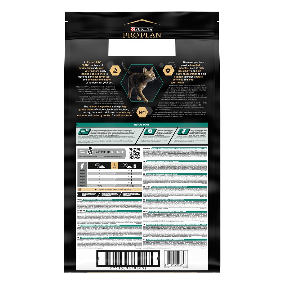 Purina Pro Plan Original OptiRenal Adult Pui hrană uscată pisici afecțiuni renale 10kg