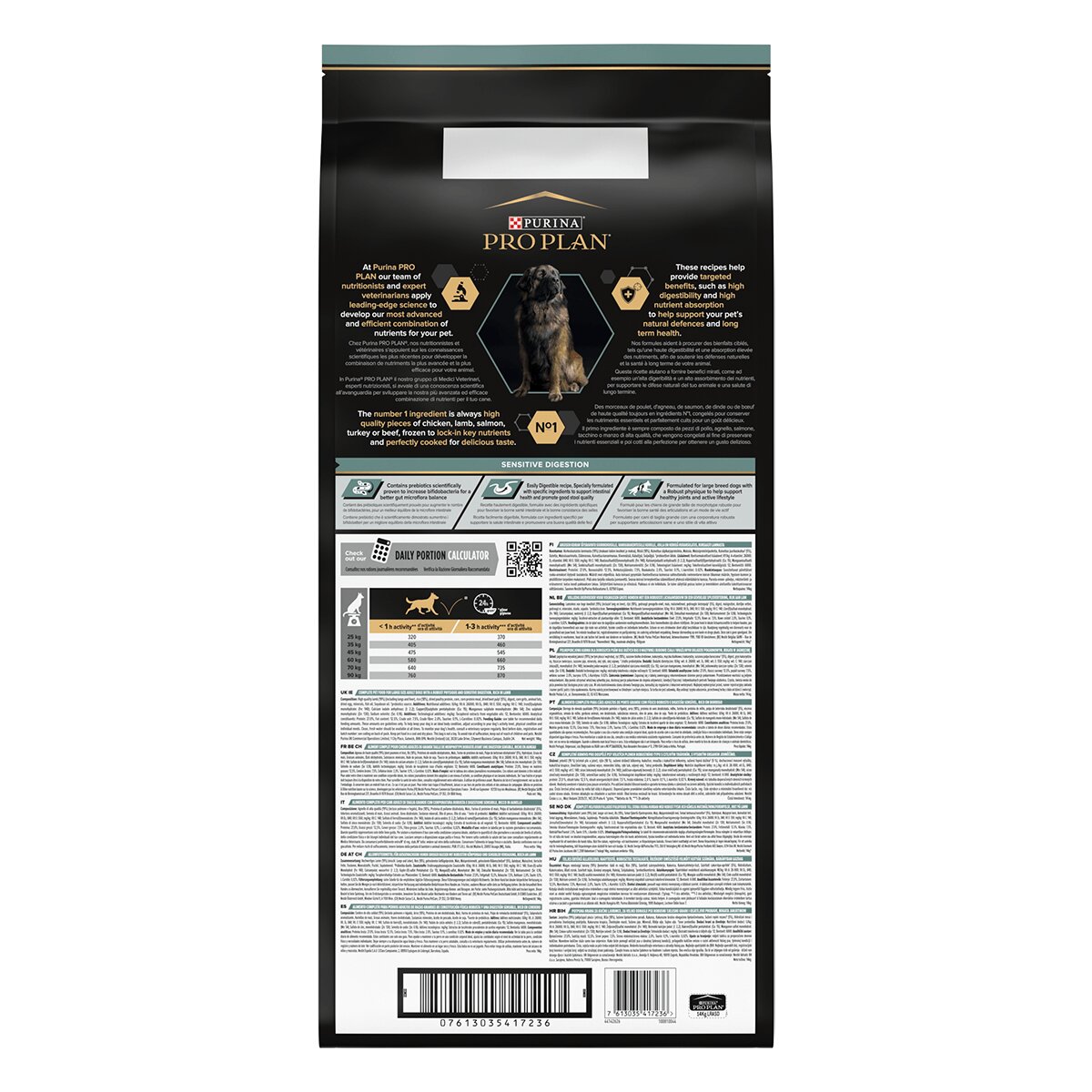 Purina Pro Plan Robust Adult L Sensitive Digestion Miel hrană uscată câini sensibilități digestive 14kg