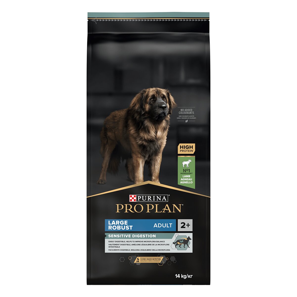 Purina Pro Plan Robust Adult L Sensitive Digestion Miel hrană uscată câini sensibilități digestive 14kg