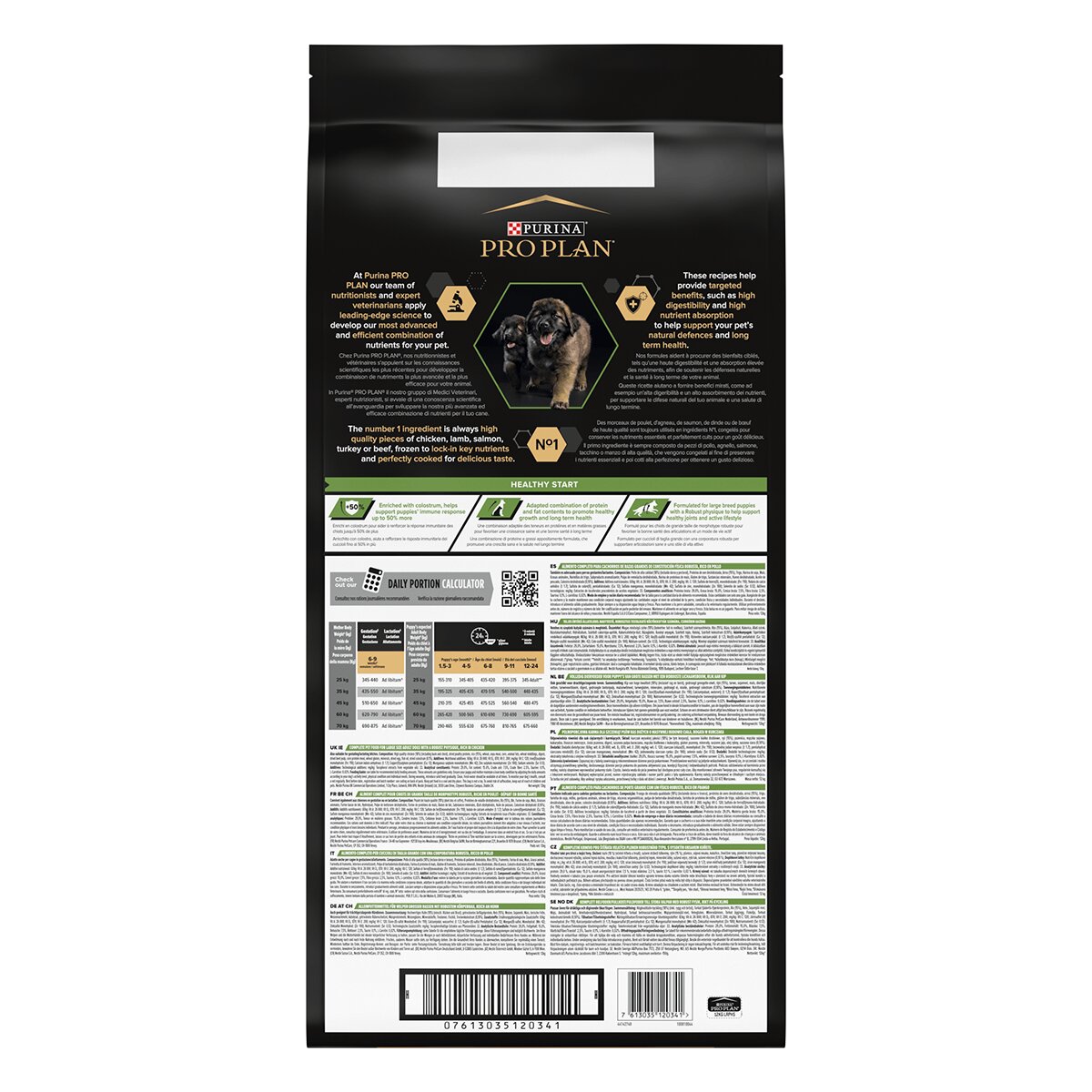 Purina Pro Plan Robust Puppy L Pui hrană uscată câini junior constituție robustă 12kg