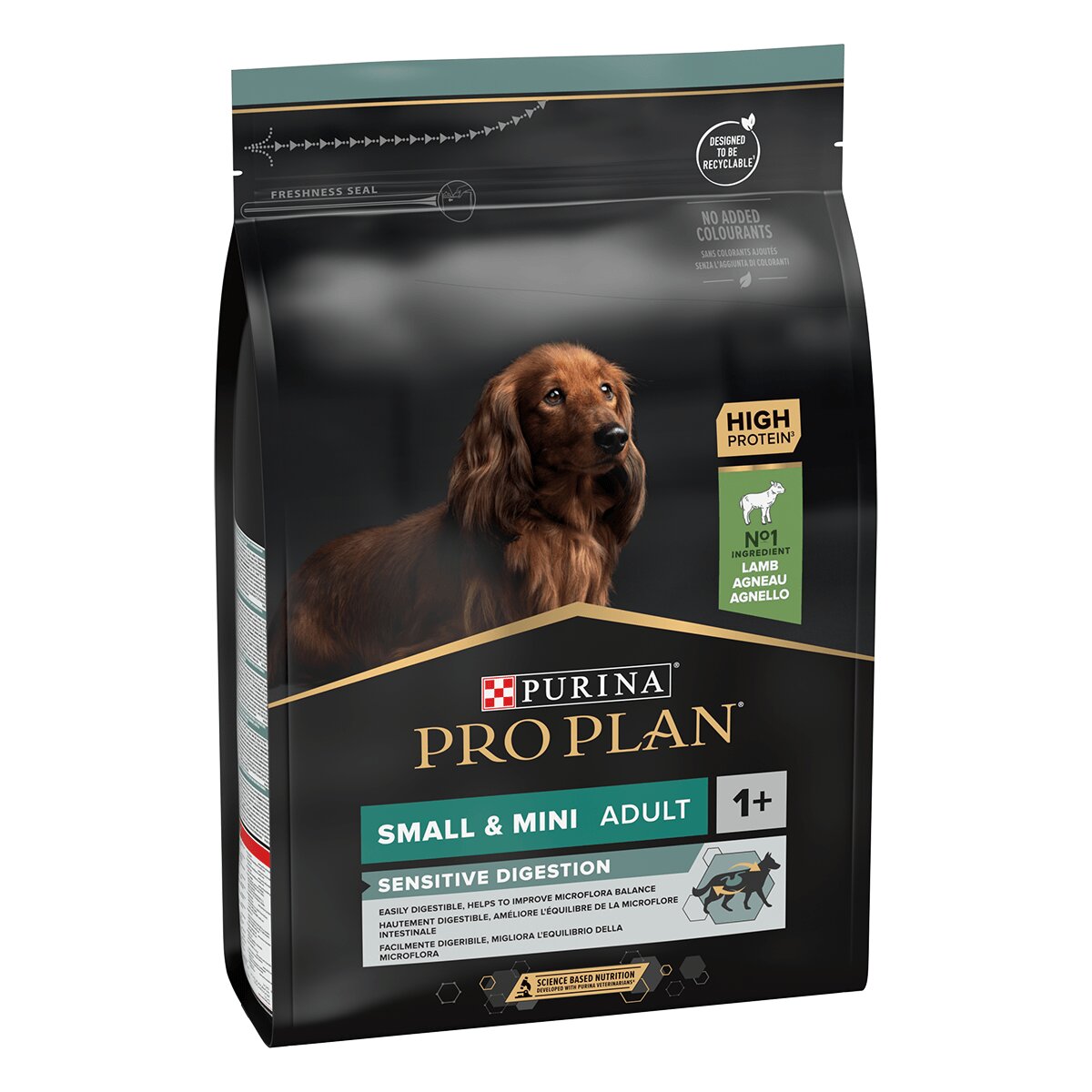 Purina Pro Plan Sensitive Digestion Adult XS-S Miel hrană uscată câini sensibilități digestive 3kg